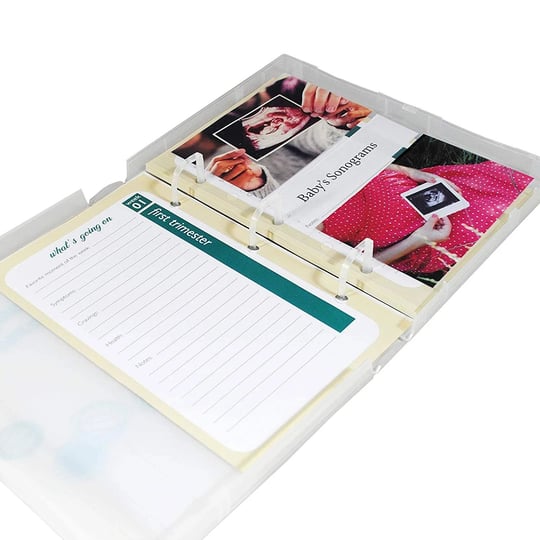 pregnancy-journal-and-scrapbook-photo-album-15-page-protectors-70-themed-pages-1